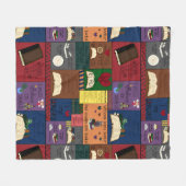 Couverture Polaire Collage d'intoxiqué de livre (Devant (Horizontal))