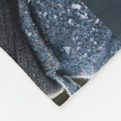 Couverture Polaire Collage familial 6 photo simple marine moderne (Coin)