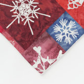 Couverture Polaire Collage flocon de neige du 250e anniversaire (Coin)