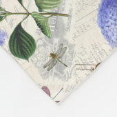 Couverture Polaire Collage Hydrangea (Coin)