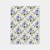 Couverture Polaire Collage Hydrangea (Devant)