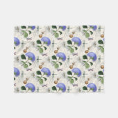 Couverture Polaire Collage Hydrangea (Devant (Horizontal))