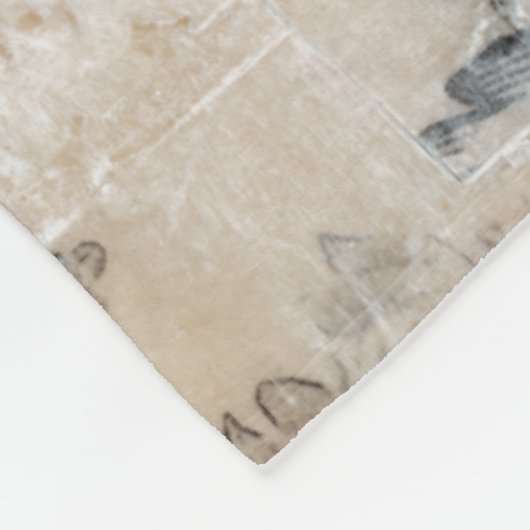 Couverture Polaire Collage II de dentelle (Coin)