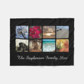 Couverture Polaire Collage multi fait sur commande d'image de (Devant (Horizontal))