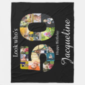 Couverture Polaire Collage photo 50e anniversaire Personnalisé (Devant)