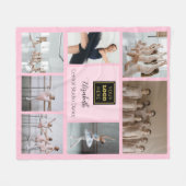 Couverture Polaire Collage photo Ballerina (Devant (Horizontal))