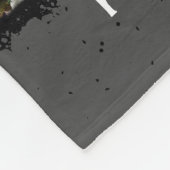 Couverture Polaire Collage photo couleur noir gris (Coin)