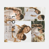 Couverture Polaire Collage photo Couple 4 (Devant (Horizontal))