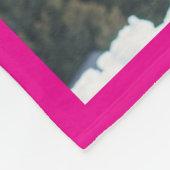 Couverture Polaire Collage photo de 8 tailles mixtes Rose chaud (Coin)