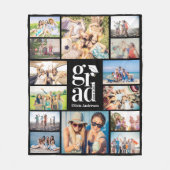 Couverture Polaire Collage photo de grade multiple Souvenirs (Devant)