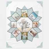 Couverture Polaire Collage photo de souvenirs Sea Glass ID1016 (Devant)