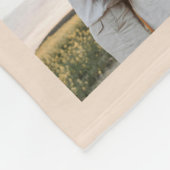 Couverture Polaire Collage photo en couple élégant et moderne (Coin)