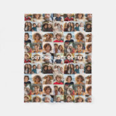 Couverture Polaire Collage photo fou - Jusqu'à 16 photos (Devant)