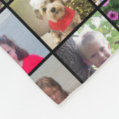 Couverture Polaire Collage photo fou - Jusqu'à 24 photos (Coin)