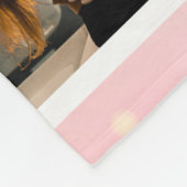 Couverture Polaire Collage photo Love Pink 8 (Coin)