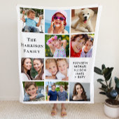 Couverture Polaire Collage photo moderne 10