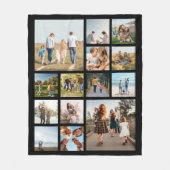 Couverture Polaire Collage photo moderne 14 (Devant)