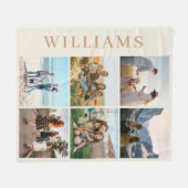 Couverture Polaire Collage photo moderne 6 (Devant (Horizontal))