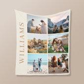 Couverture Polaire Collage photo moderne 6