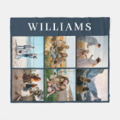 Couverture Polaire Collage photo moderne 6 (Devant (Horizontal))