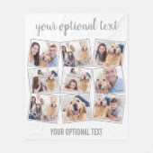 Couverture Polaire Collage photo moderne 9 (Devant)