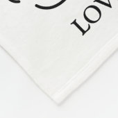 Couverture Polaire Collage photo moderne mignonne Happy First Fête de (Coin)