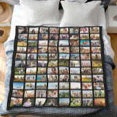 Couverture Polaire Collage photo moderne simple 88