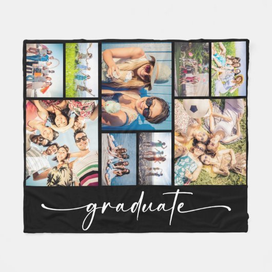 Couverture Polaire Collage photo multiple (Devant (Horizontal))