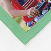 Couverture Polaire Collage photo numérique personnalisé (Coin)