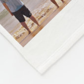 Couverture Polaire Collage photo personnalisé (Coin)