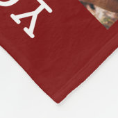 Couverture Polaire Collage photo personnalisé 12 (Coin)