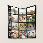 Couverture Polaire Collage photo personnalisé 12