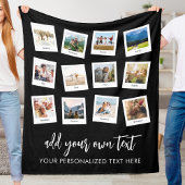 Couverture Polaire Collage photo personnalisé 12