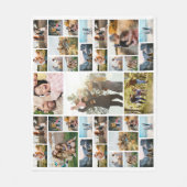 Couverture Polaire Collage photo personnalisé 35 (Devant)