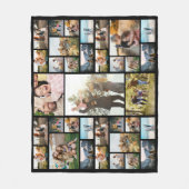 Couverture Polaire Collage photo personnalisé 35 (Devant)