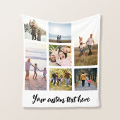 Couverture Polaire Collage photo personnalisé 7