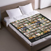 Couverture Polaire Collage photo personnalisé 72