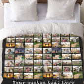 Couverture Polaire Collage photo personnalisé 72