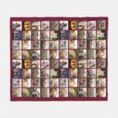 Couverture Polaire Collage photo personnalisé 80 (Devant (Horizontal))