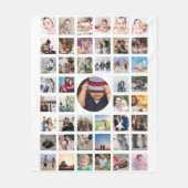 Couverture Polaire Collage photo Personnalisé do-it-yourself personna (Devant)