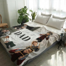 Collage photo personnalisé du meilleur papa du mon