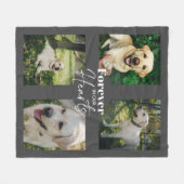 Couverture Polaire Collage photo pour animaux de compagnie personnali (Devant (Horizontal))