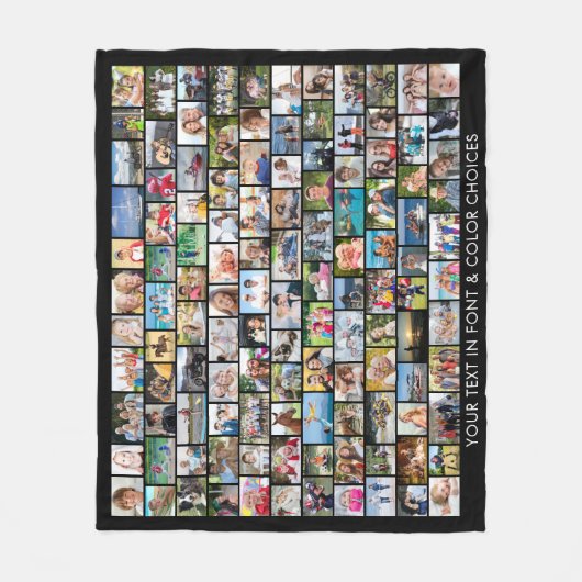 Couverture Polaire Collage photo simple 121 Formes multiples (Devant)