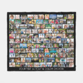 Couverture Polaire Collage photo simple 121 Formes multiples (Devant (Horizontal))