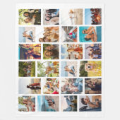Couverture Polaire Collage photo simple 24 (Devant)
