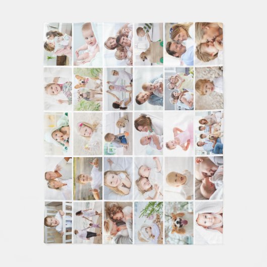 Couverture Polaire Collage photo simple 30 (Devant)