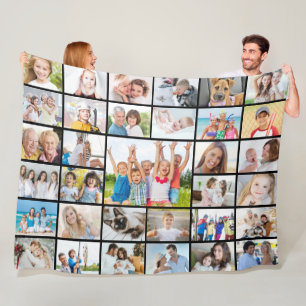 Couverture Polaire Collage photo simple 33
