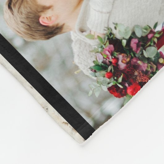 Couverture Polaire Collage photo simple 33 (Coin)