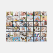 Couverture Polaire Collage photo simple 36 (Devant (Horizontal))