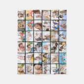 Couverture Polaire Collage photo simple 36 (Devant)